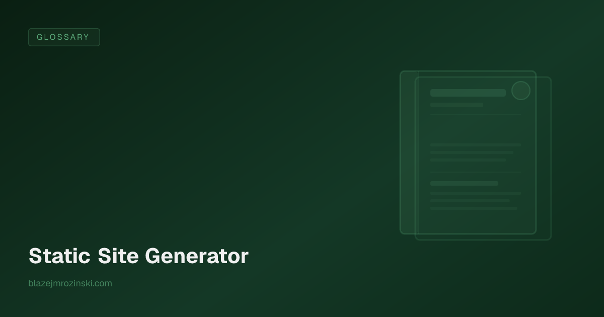Static Site Generator